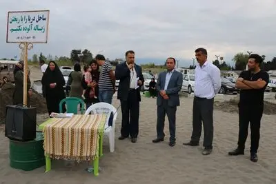 جشنواره مجسمه های شنی نور برگزار شد
