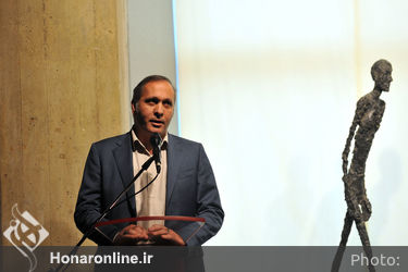 مراسم جانمایی مجسمه‌های آلبرتو جاکومتی در موزه هنرهای معاصر 