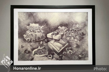 نمایشگاه آثار سرمه عرب در گالری ویستا