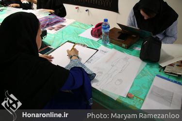 برگزاری مسابقه زنده طراحی لباس عاشورایی