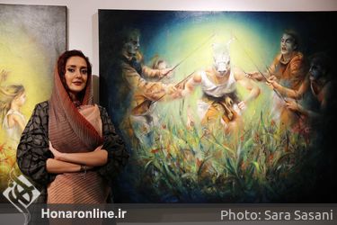 نمایشگاه نقاشی نفیسه عمران در گالری ویستا