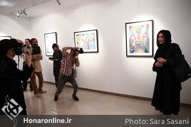 نمایشگاه نقاشی های آذرخش فراهانی در گالری آتبین