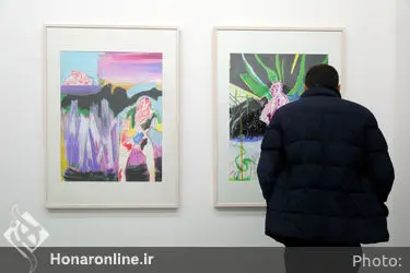 افتتاحیه نمایشگاه نقاشی های علی نصیر در گالری اُ