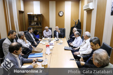 دیدار معاون امور هنری از شورای شعر و ترانه دفتر وزارت فرهنگ و ارشاد اسلامی
