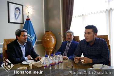 دیدار گروه موسیقی "ساری آقا" با معاون امور هنری و بازدید از ارکستر ملی و تالار وحدت