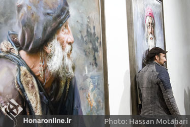 نمایشگاه نقاشی رحیم نوه سی در گالری فرهنگسرای نیاوران