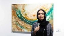 نمایشگاه تلفیقی نقاشی،خط و موسیقی اثر « یلدا دوستی» در گالری پردیس ملت