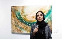 نمایشگاه تلفیقی نقاشی،خط و موسیقی اثر « یلدا دوستی» در گالری پردیس ملت