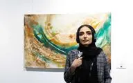 نمایشگاه تلفیقی نقاشی،خط و موسیقی اثر « یلدا دوستی» در گالری پردیس ملت
