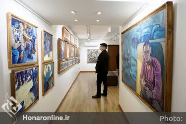 نمایشگاه نقاشی آرمین ابراهیم پور در گالری بهارک
