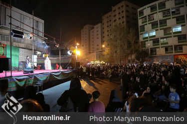 تعزیه خوانی سیدالشهدا (ع) در میدان ولیعصر