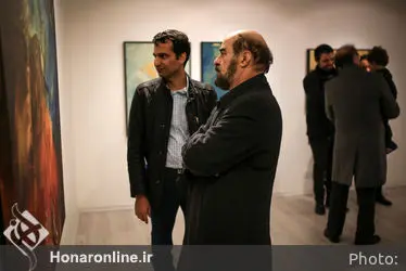 افتتاحیه نمایشگاه نقاشی های سعید رفیعی منفرد در گالری ساربان
