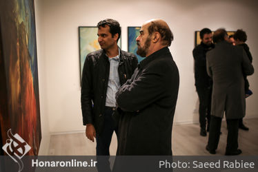 افتتاحیه نمایشگاه نقاشی های سعید رفیعی منفرد در گالری ساربان