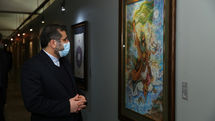 Minister of Culture and Islamic Guidance visits the 14th Fajr Festival of Visual Arts