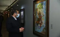 بازدید وزیر فرهنگ و ارشاد اسلامی از چهاردهمین جشنواره هنرهای تجسمی فجر