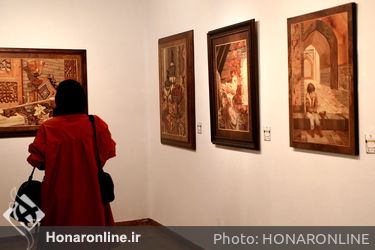نمایشگاه نگاره‌های چوبی (هیما) در فرهنگسرای نیاوران