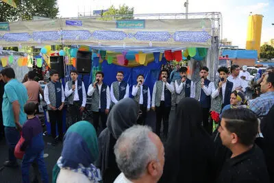 میزبانی نوجوانان در جشن بزرگ امام رضایی‌های تهران
