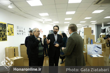 بازدید معاون هنری وزارت فرهنگ و ارشاد اسلامی از نمایشگاه سرو نقره ای