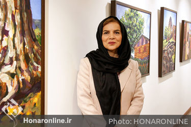 نمایشگاه نقاشی ناهید جعفری در گالری بهارک