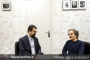 بازدید سید محمد مجتبی حسینی از تمرینات ارکستر سمفونیک تهران