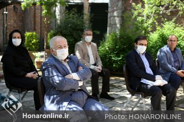 مراسم رونمایی از سردیس "سیمین دانشور" در خانه موزه سیمین و جلال