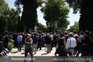 مراسم تشییع پیکر زنده یاد پرویز بهرام