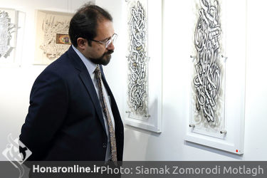 نمایشگاه نقاشی‌خط کیارش یعقوبی درگالری مژده