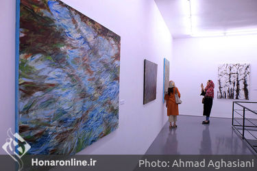 نمایشگاه آثار پریناز علیش در گالری اعتماد باغ نگارستان