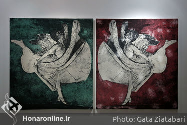 نمایشگاه نقاشی های امیرناصر اخلاقی در گالری هما