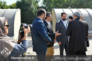 بازدید معاون امور هنری از روند بهسازی موزه هنرهای معاصر تهران