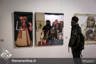 افتتاحیه نمایشگاهی از آثار هنرمندان در پردیس ملت