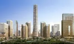 بلندترین آسمانخراش آفریقا از بیابان‌های مصر سر برآورد | ۳۸۵ متر در آسمان