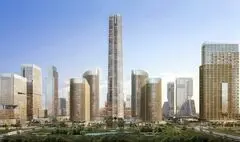 بلندترین آسمانخراش آفریقا از بیابان‌های مصر سر برآورد | ۳۸۵ متر در آسمان