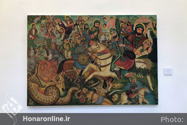 نمایشگاه "نقاشى قهوه‌خانه" در گالری مهرسان