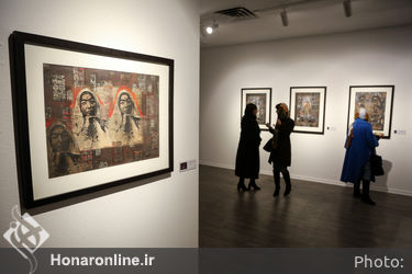 نمایشگاه نقاشی ناصر پلنگی و لباس بهنود جواهرپور در گالری آریانا 