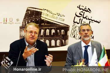 نشست خبری هفته سینمای ایتالیا در خانه هنرمندان ایران