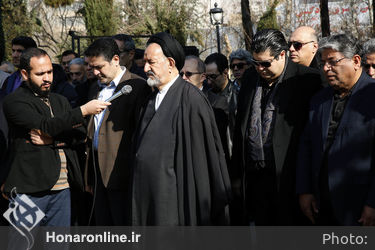 تشییع پیکر عبدالکریم مهرافشان آهنگساز پیشکسوت از تالار وحدت