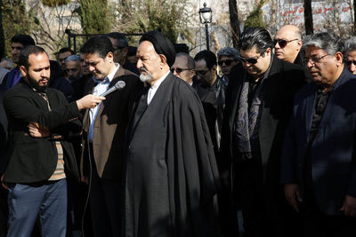 تشییع پیکر عبدالکریم مهرافشان آهنگساز پیشکسوت از تالار وحدت