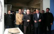 بازدید وزیر ارشاد ، وزیر راه و معاونت هنری از نمایشگاه آثار جشنواره هنرهای تجسمی فجر