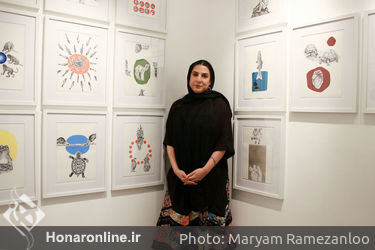 نمایشگاه نقاشی ساناز لطفی‌زاده درگالری ویستا پلاس