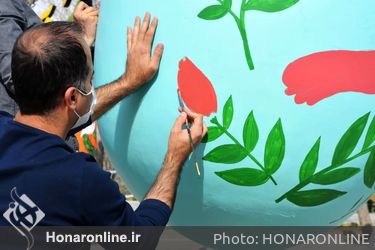  رنگ آمیزی تخم مرغ های نوروزی (2)