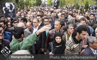 تشییع پیکر جمشید مشایخی