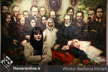 نمایشگاه نقاشی شادی نویانی در گالری شیرین