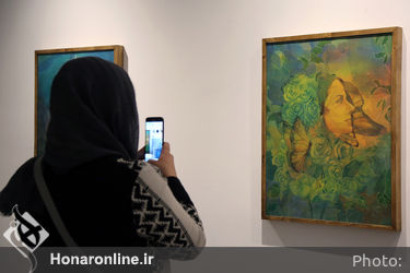 افتتاحیه نمایشگاه نقاشی های حسن مرشد در گالری هپتا
