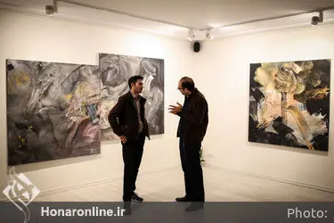 افتتاحیه نمایشگاه نقاشی های سعید رفیعی منفرد در گالری ساربان