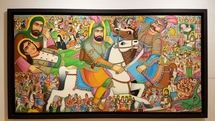 Iranian artist says teahouse paintings appeal to foreign tourists