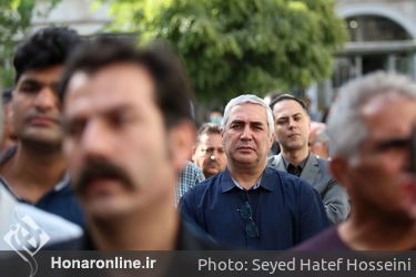 تشییع پیکر سید ضیاءالدین دری از خانه سینما