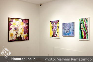 نمایشگاه نقاشی علی حدادی در گالری خط سفید 