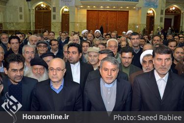 تجدید میثاق هنرمندان و وزیر ارشاد با آرمان های امام راحل