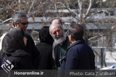 تشییع پیکر طلیعه کامران از مقابل موزه هنرهای معاصر